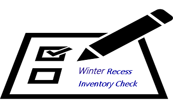 Featured image for “2022-23 Academic Year Winter Recess Inventory Check”