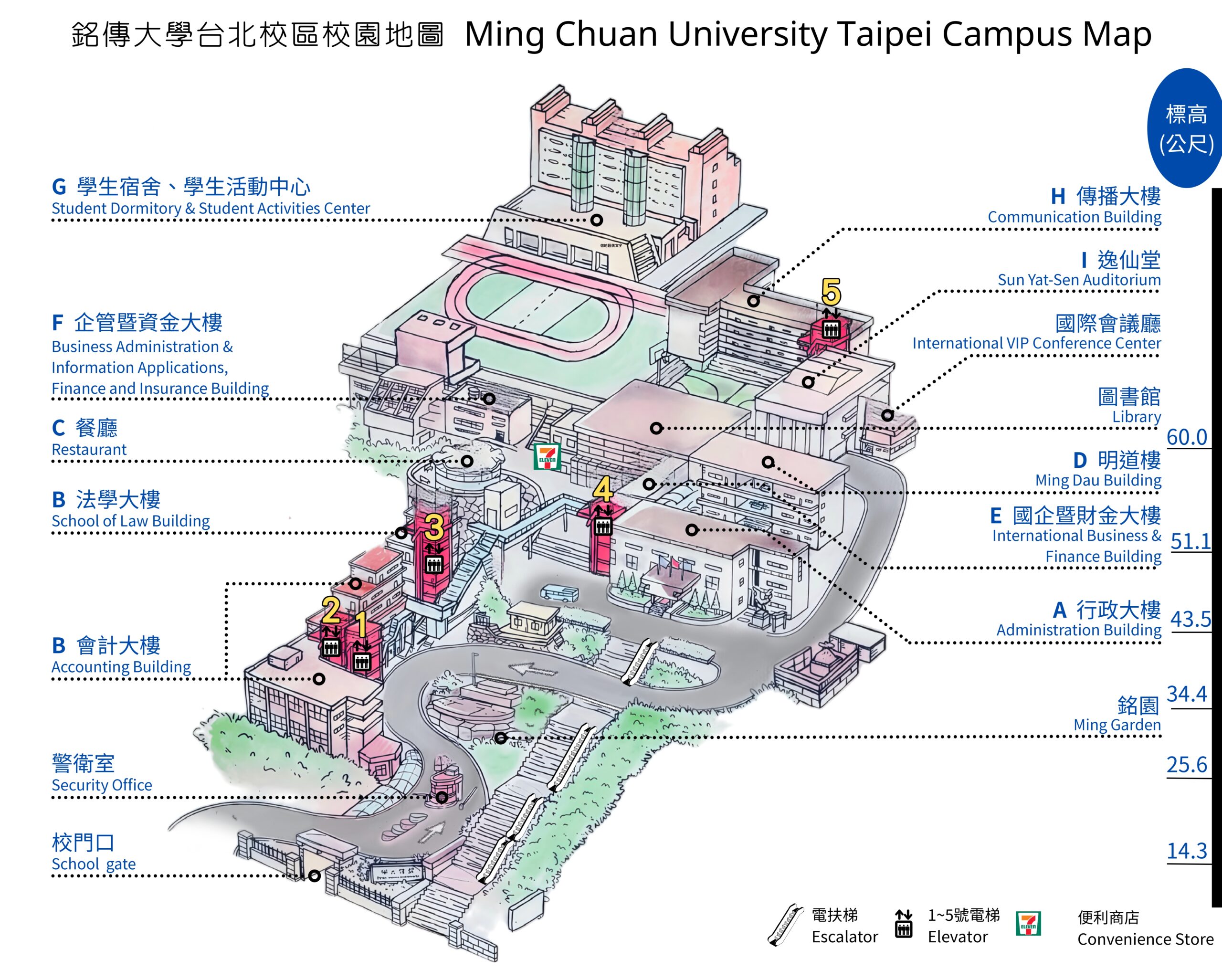 Taipei Campus 3D Map