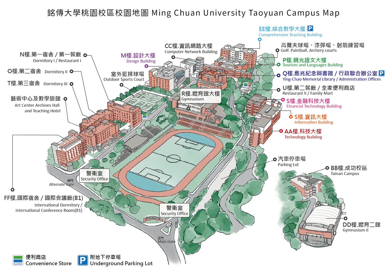 Taoyuan Campus 3D Map